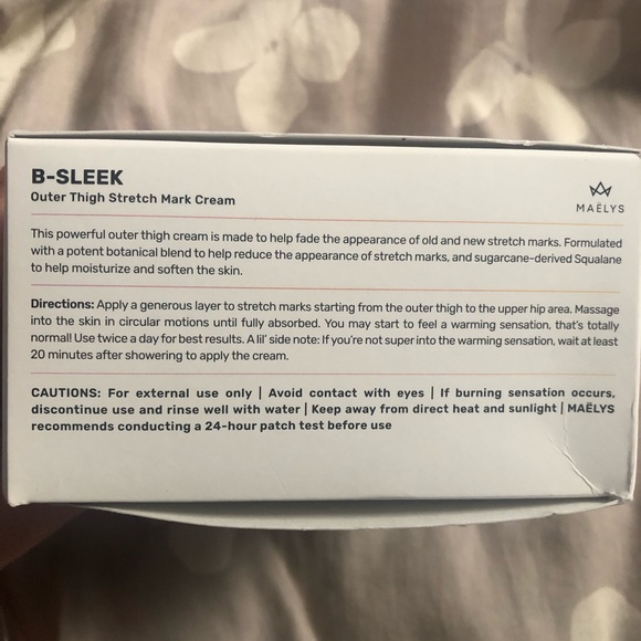 Maelys B-SLEEK 100ml outer thigh stretch mark cream exp 12/27/2025 - Picture 7 of 8